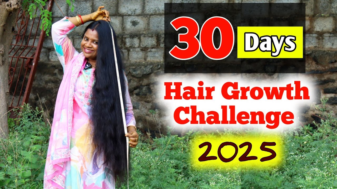 30 Days Hair Growth Challenge - 2025 / 😱ஒரே மாசத்துல சூப்பர் RESULT🔥 Hair Growth / Jegathees Meena