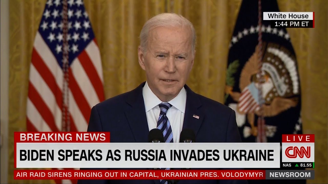 Russia Attacks Ukraine, CNN, Februrary 24, 2022, 12 PM - 3 PM EST (Vol 6)
