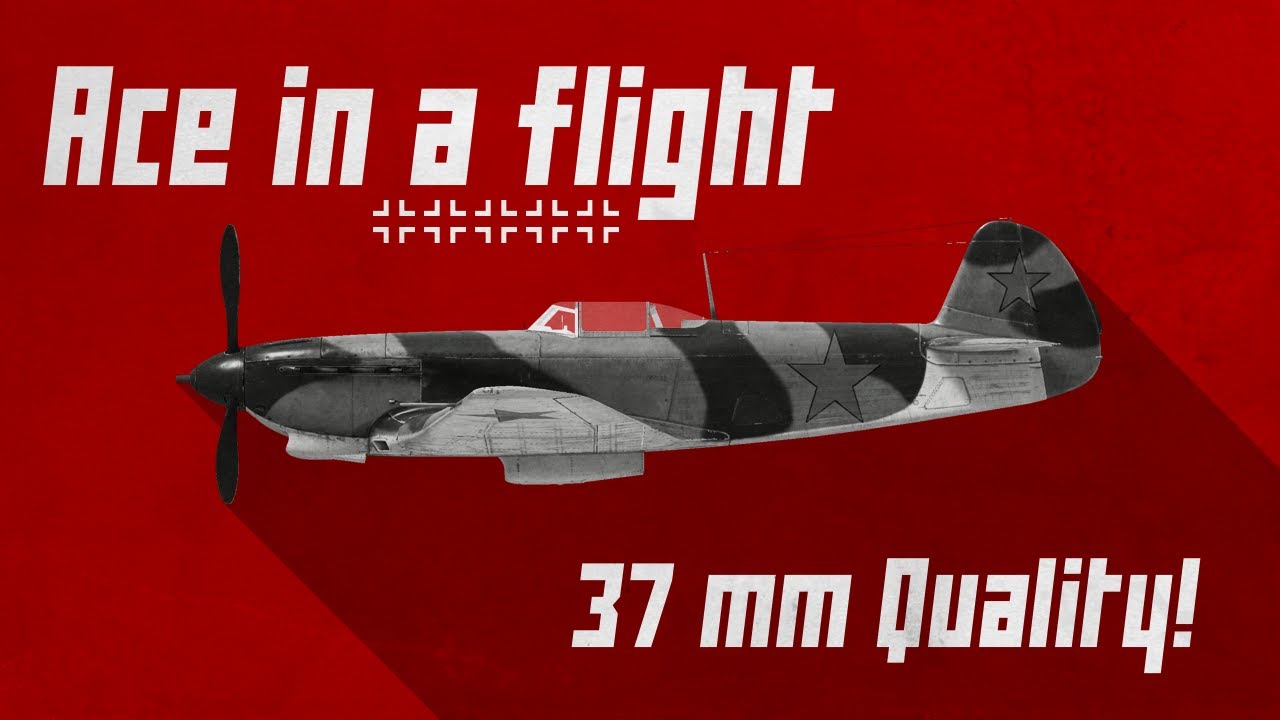 [IL-2 Sturmovik] Multiplayer Yak-9T: Ace in a Flight #1 - The 37 mm Massacre