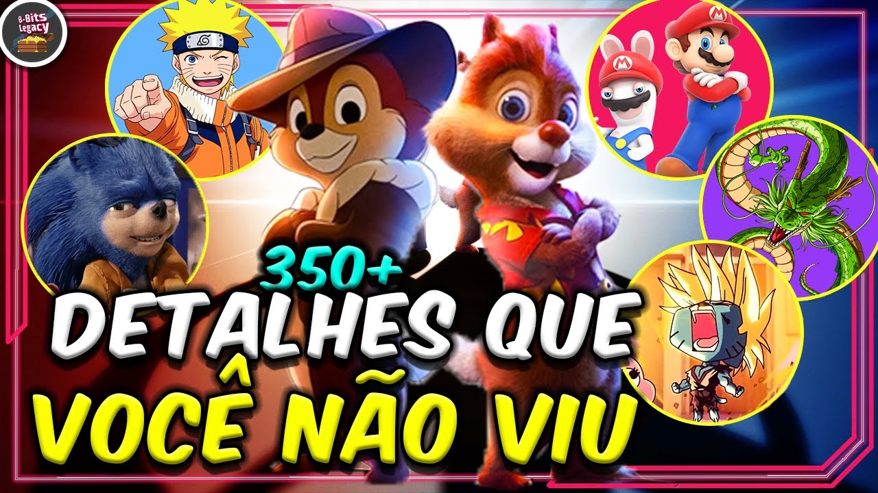 350+ REFÊRENCIAS E EASTER EGGS DE TICO E TECO OS DEFENSORES DA LEI! [SONIC FEIO ESTÁ DE VOLTA!]