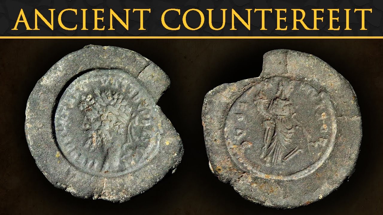 Ancient Roman Coin Counterfeit Mold
