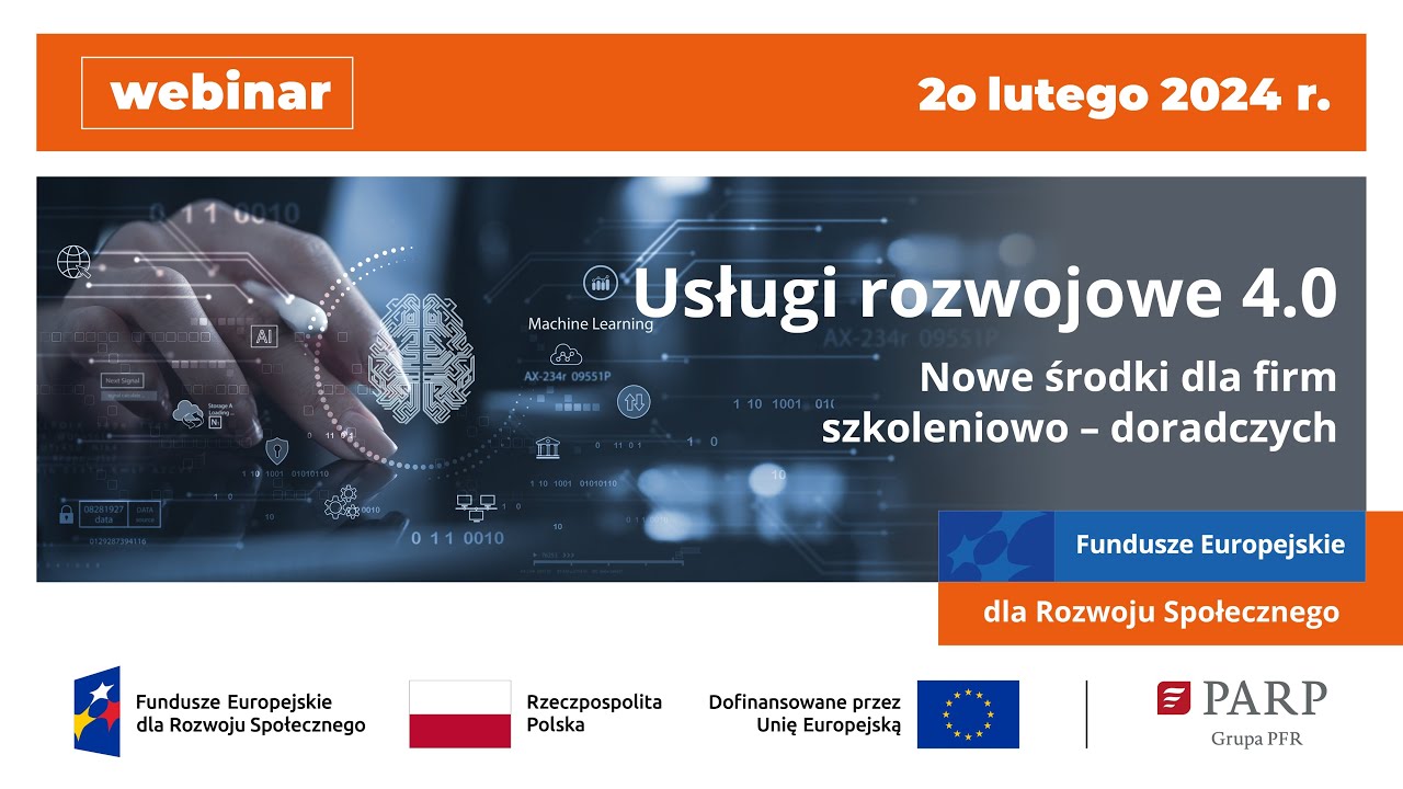 Usługi rozwojowe 4.0 – nowe środki dla firm szkoleniowo-doradczych