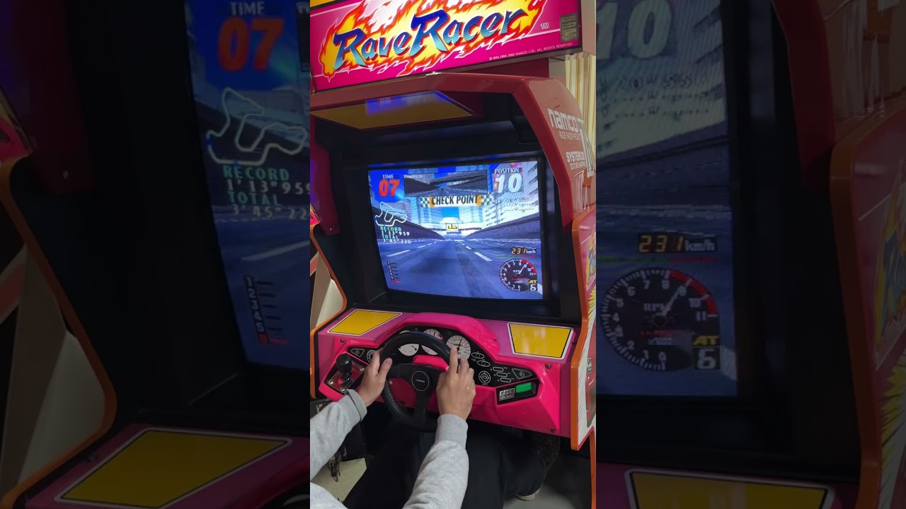 【リッジレーサー ロングコース】アーケード版 レイブレーサー  ( Arcade Rave Racer)