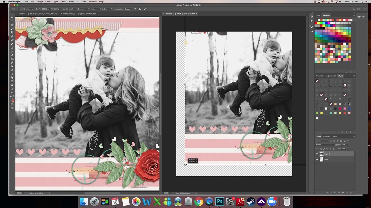 How to Turn a 12x12 Scrap Layout into an 8.5x11
