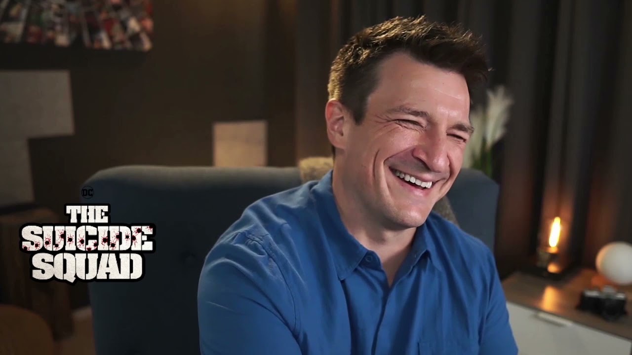 Nathan Fillion Reacts to the Nathan Fillion Civilian Pavilion (And Chats about THE SUICIDE SQUAD!)