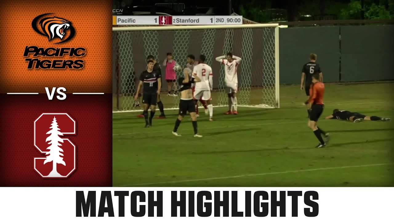 Pacific vs. Stanford Match Highlights | 2024 ACC Men's Soccer