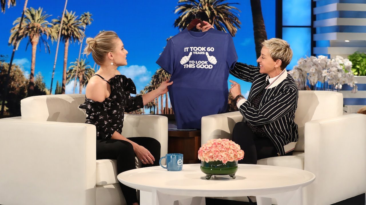 Kristen Bell's Sweet 60th Birthday Present for Ellen