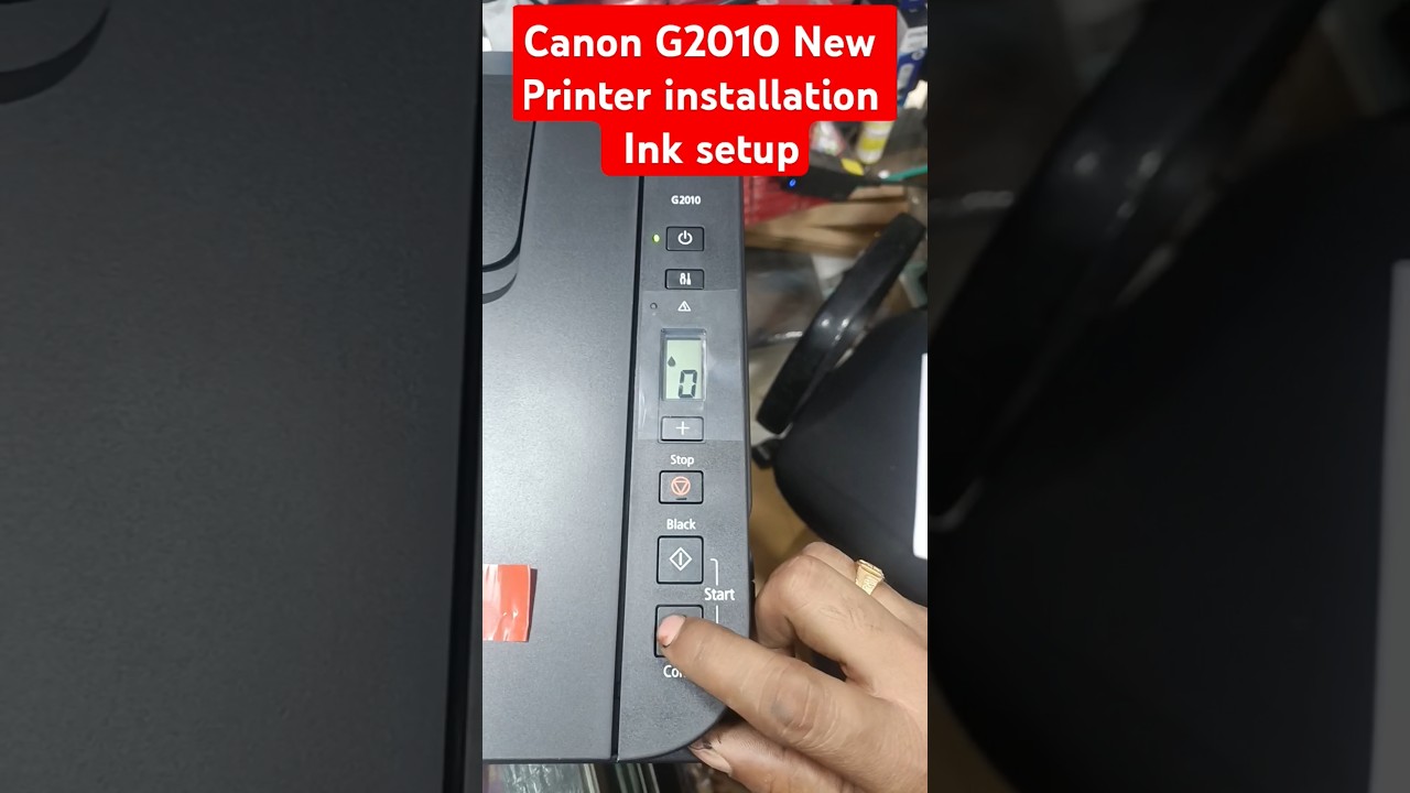 Canon G2010 G2012 New Printer installation  Ink setup#canon #service #setup #printersupportsoftware