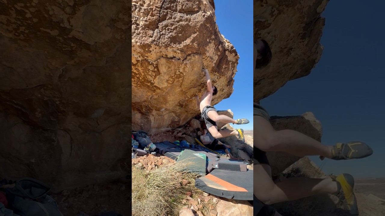 Daily Dab Dose V6 (7A) - Windy Canyon &bull; Red Rock Bouldering (NV)