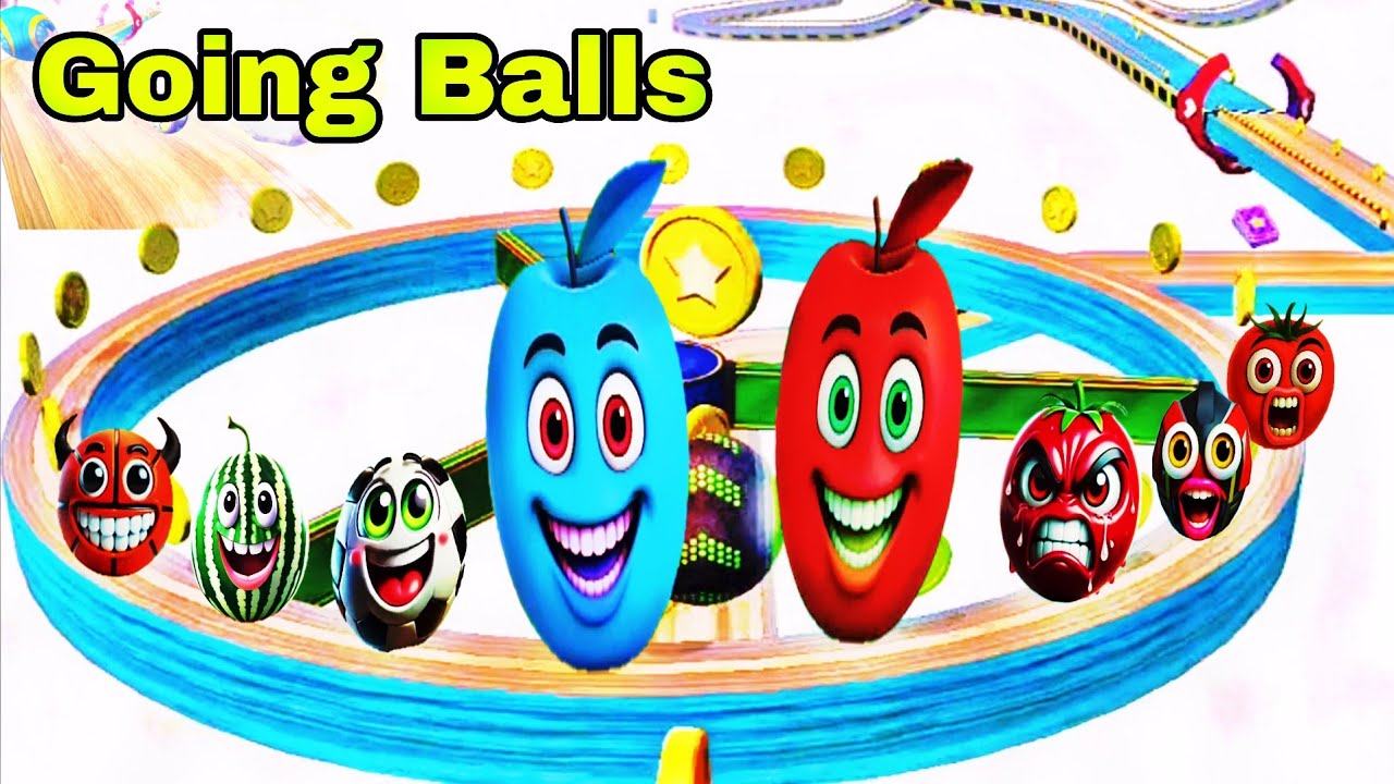 GOING BALLS  PORTAL RUN  NEW HARD LEVELS CHALLENGE SPEEDRUN.Infinity Gaming JR