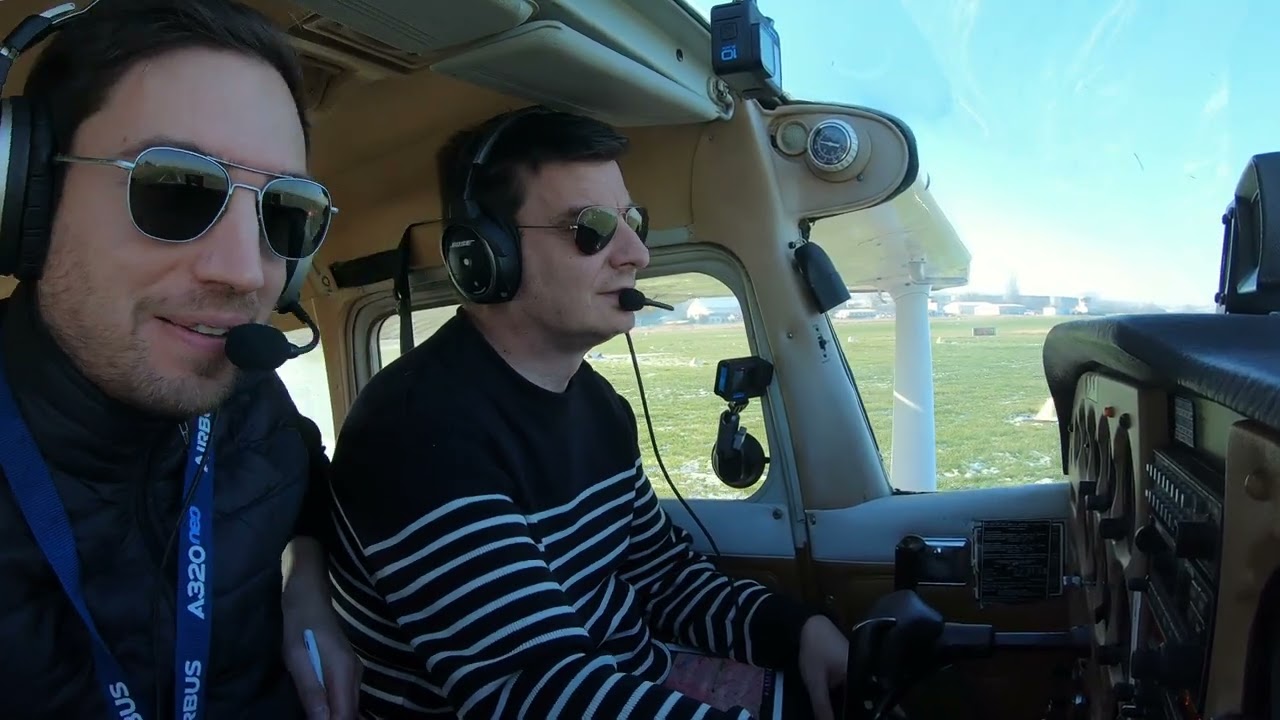 VFR St-Cyr vers Chartres en Cessna 172 F-GHOG