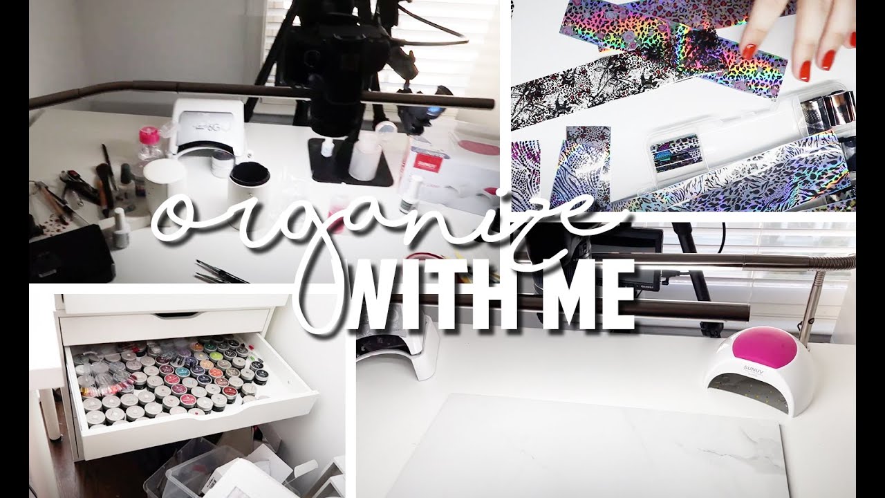 ORGANIZE MY NAIL ROOM WITH ME PART 3 | Nail Room Organization