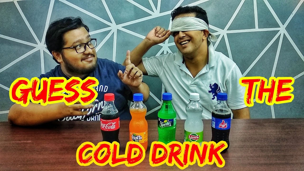 Blindfold Cold Drinks Taste & Guess Challenge | Guess The Cold Drink Challenge | Bite Fight