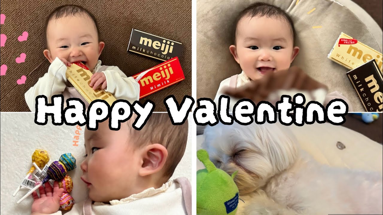 バレンタインしたり🍫トリミング行ったり✂️かぎ針編みでベビー帽子作ったり🧶