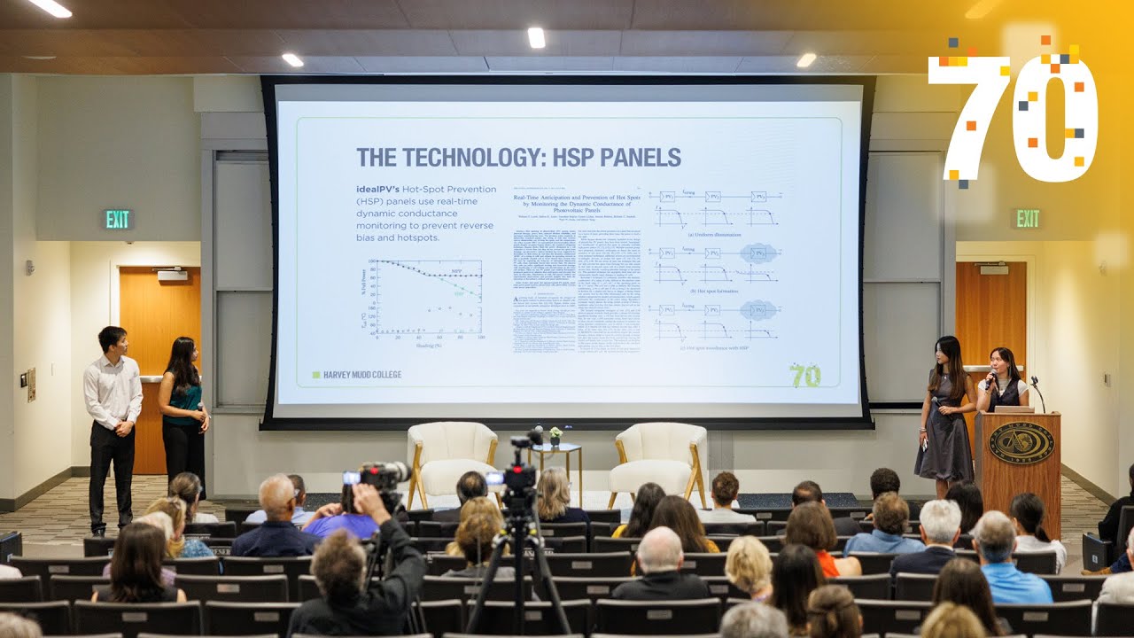 idealPV: Solar Safety Innovation presentation at Harvey Mudd's 70th Anniversary Symposium