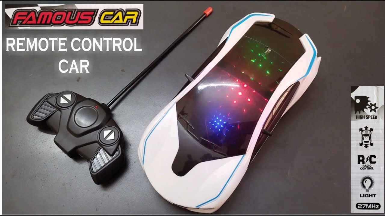 Best Remote Control Car I Unboxing and Reviewing Famous Remote Control Lighting Car