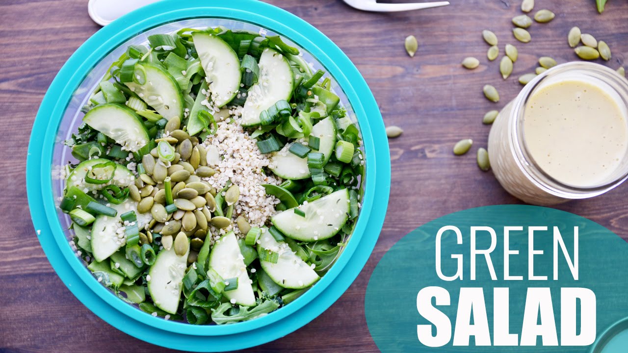 Green Goodness Detox Salad | HEALTHY SALAD RECIPE