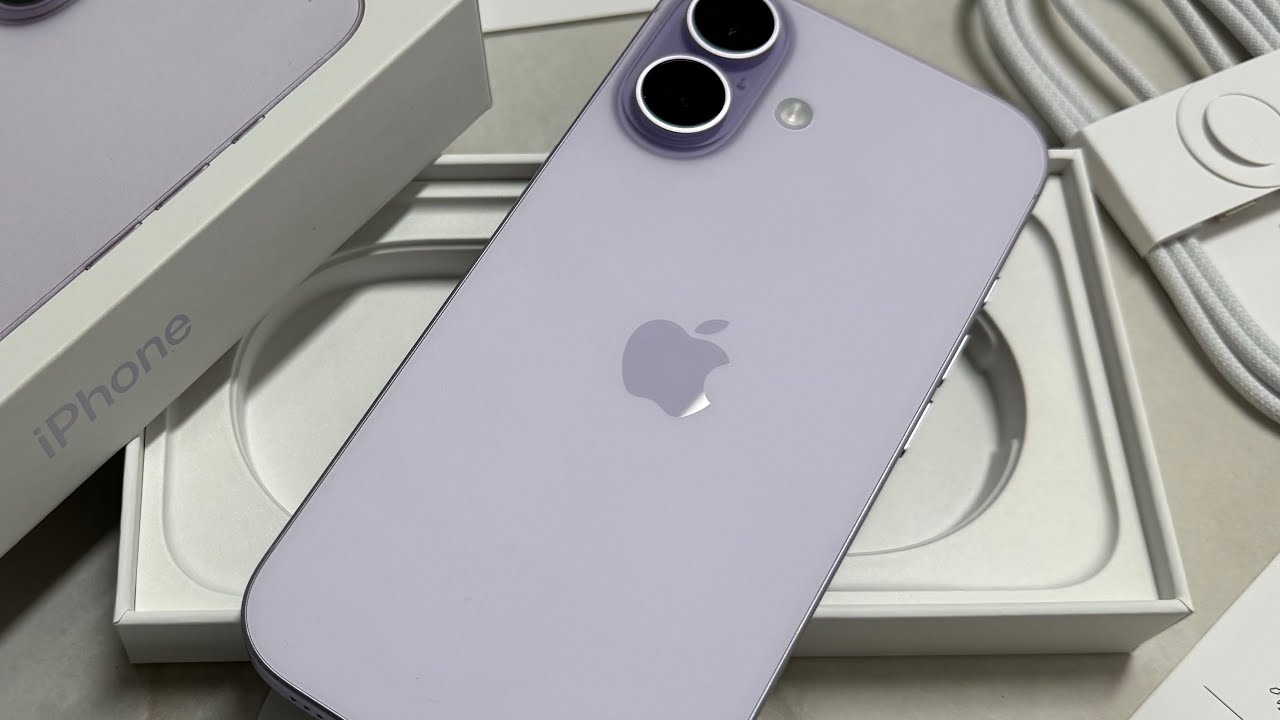 iPhone 17 💜 Lavender Finish – Unboxing & Close-Up | 4K