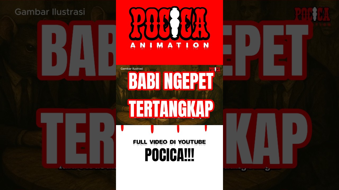 BABI NGEPET TERTANGKAP! #penampakan #animasi #horror #shortvideo #shorts #horrorstories #babingepet
