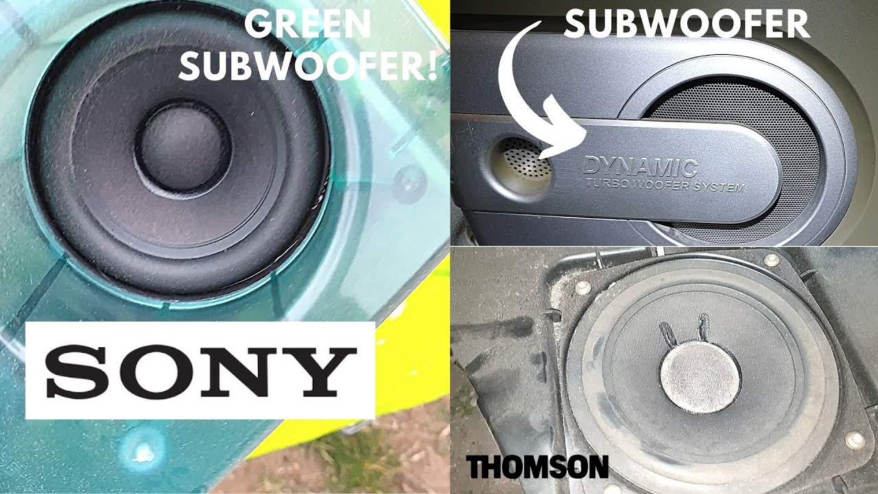 Speaker Finding #18: LG Flatron With Subwoofer, Sony with Green Woofer, Thomson Scenium and More!