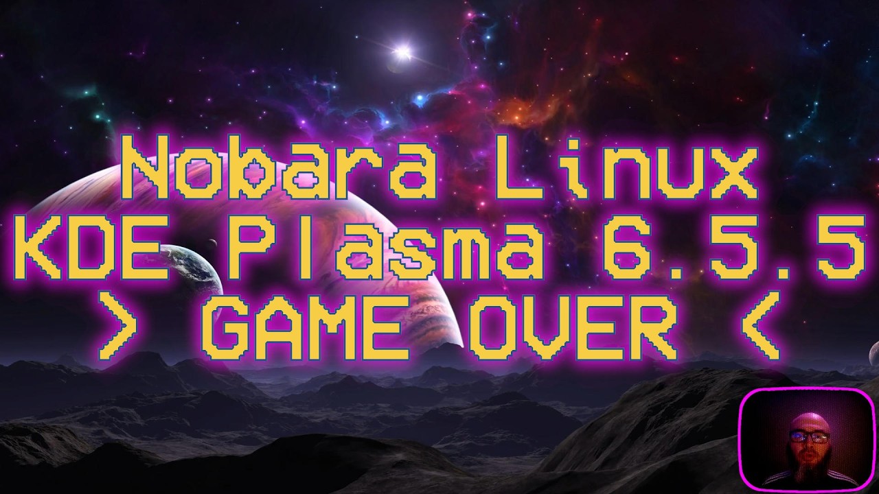 Game Over Nobara Linux 43 KDE Plasma #foss #gnu #linux #nobara #fedora #kde #plasma