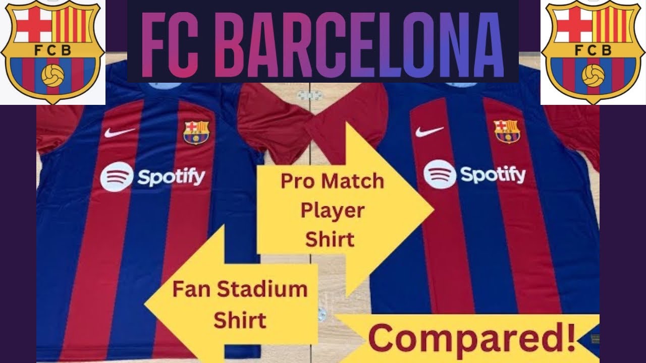 Barcelona Kit 2023/24 Home Shirt Unboxing Review! Fan Stadium shirt Vs Pro Player ADV LaLiga Jersey