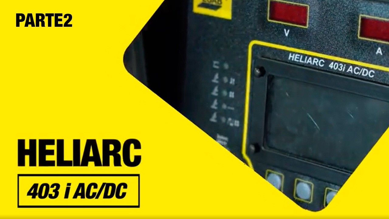 Heliarc 403i ACDC Parte 2 - Todos os Recursos e Funções para soldagem TIG ACDC