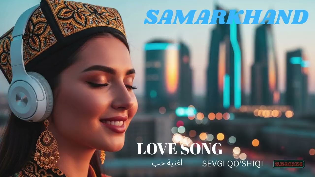 Arabic Love Song for Night | Uzbek Romantic Chill Rain Ambience