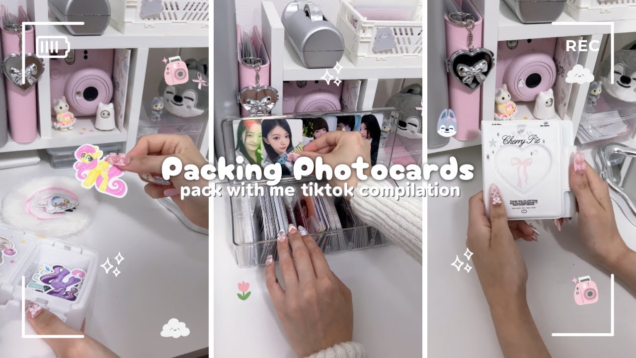 💗 Embalando photocards [ASMR] #3 (tiktok compilation) | kayara
