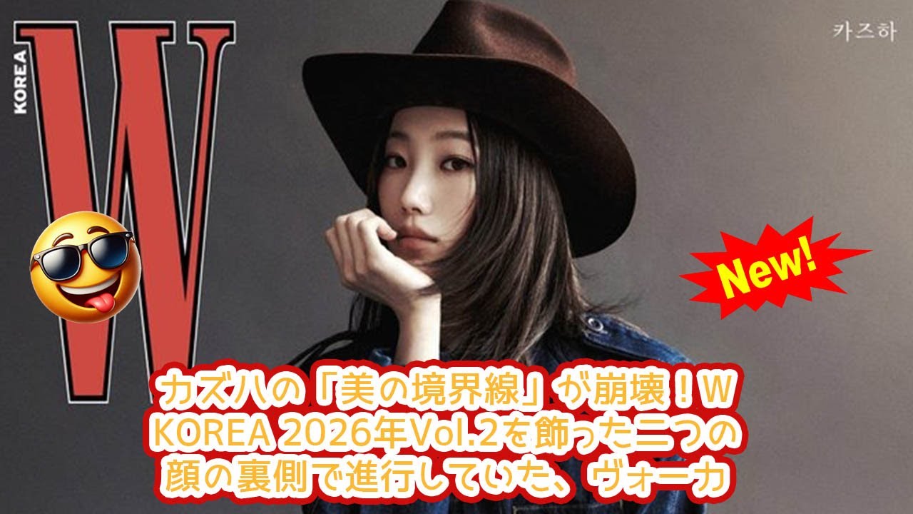 LE SSERAFIMカズハ、W KOREA 2026年Vol.2ダブルカバーの衝撃的裏側を徹底解説！アンコール公演直前に明かされた、バレエ出身アイコンが目指すPolo Ralph Lauren