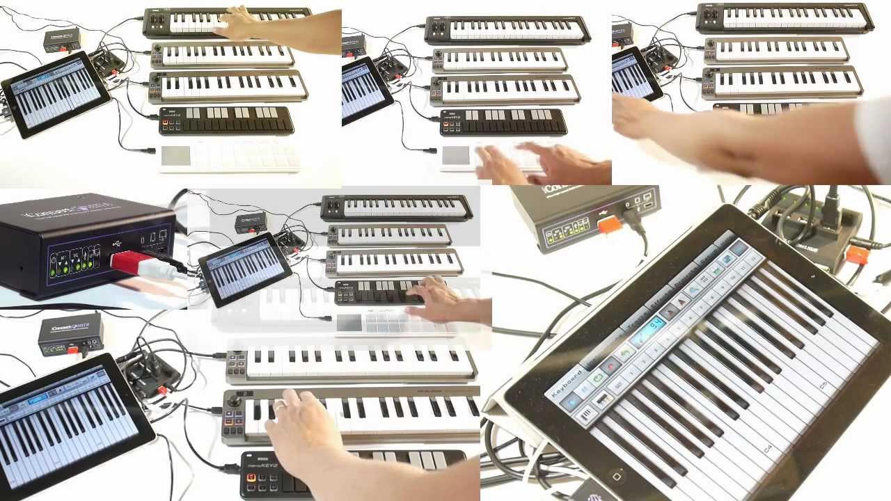 iConnectMIDI, Multiple Keyboards and an iPad