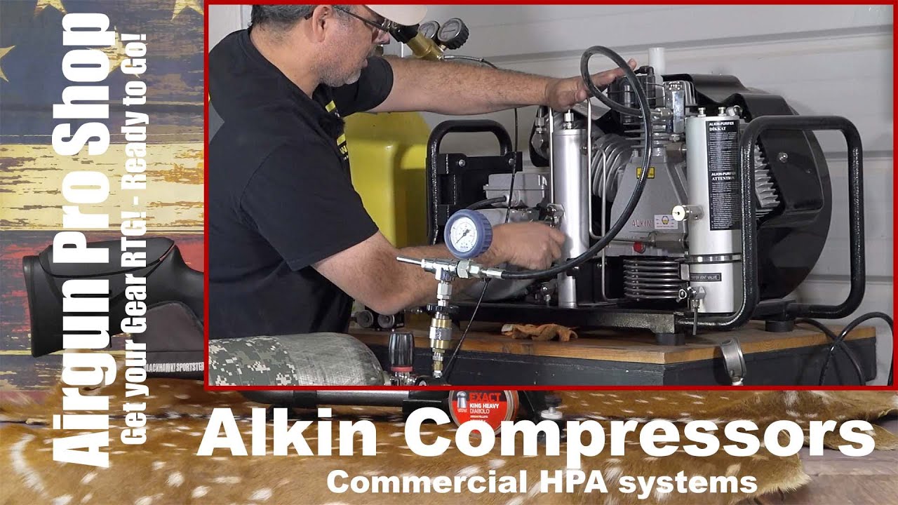 Alkin Compressors - SCUBA Grade, Continuous Duty Capable, Heavy Duty HPA Fill Systems