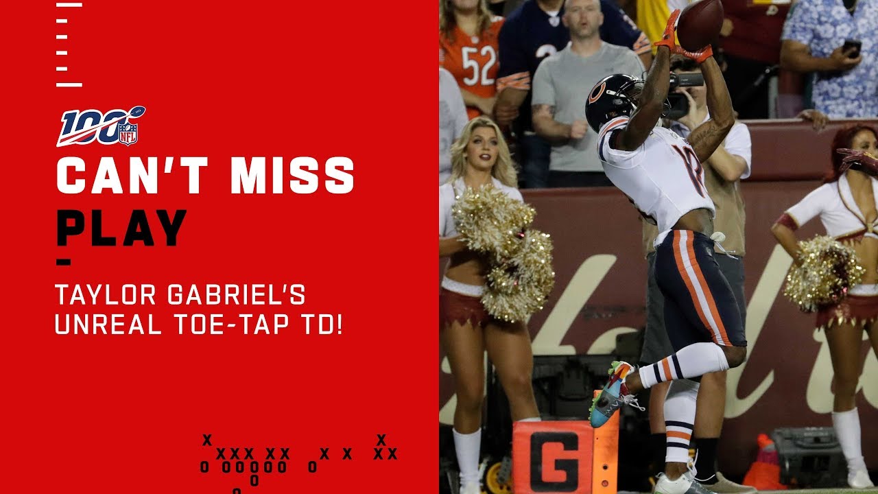 Taylor Gabriel's UNREAL Toe-Tap TD!