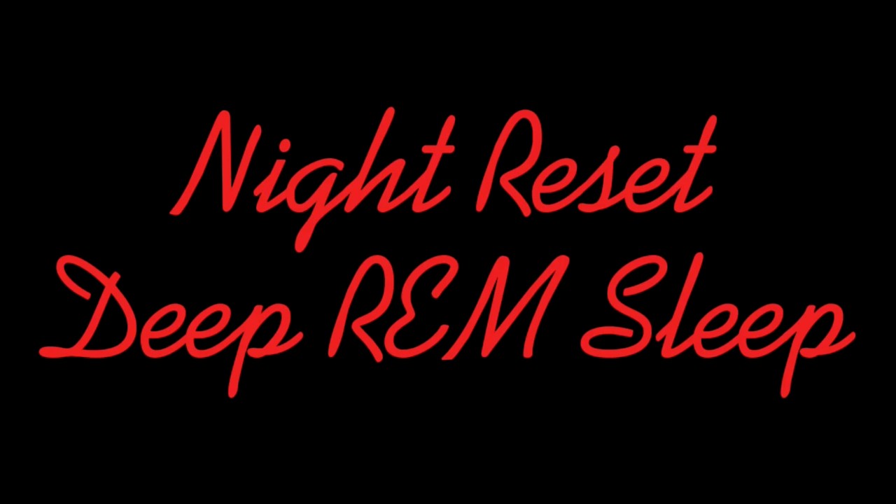 Rain Sounds Night Reset | 4:44:44 | Deep Brown Noise | Relaxing Tones for REM Sleep
