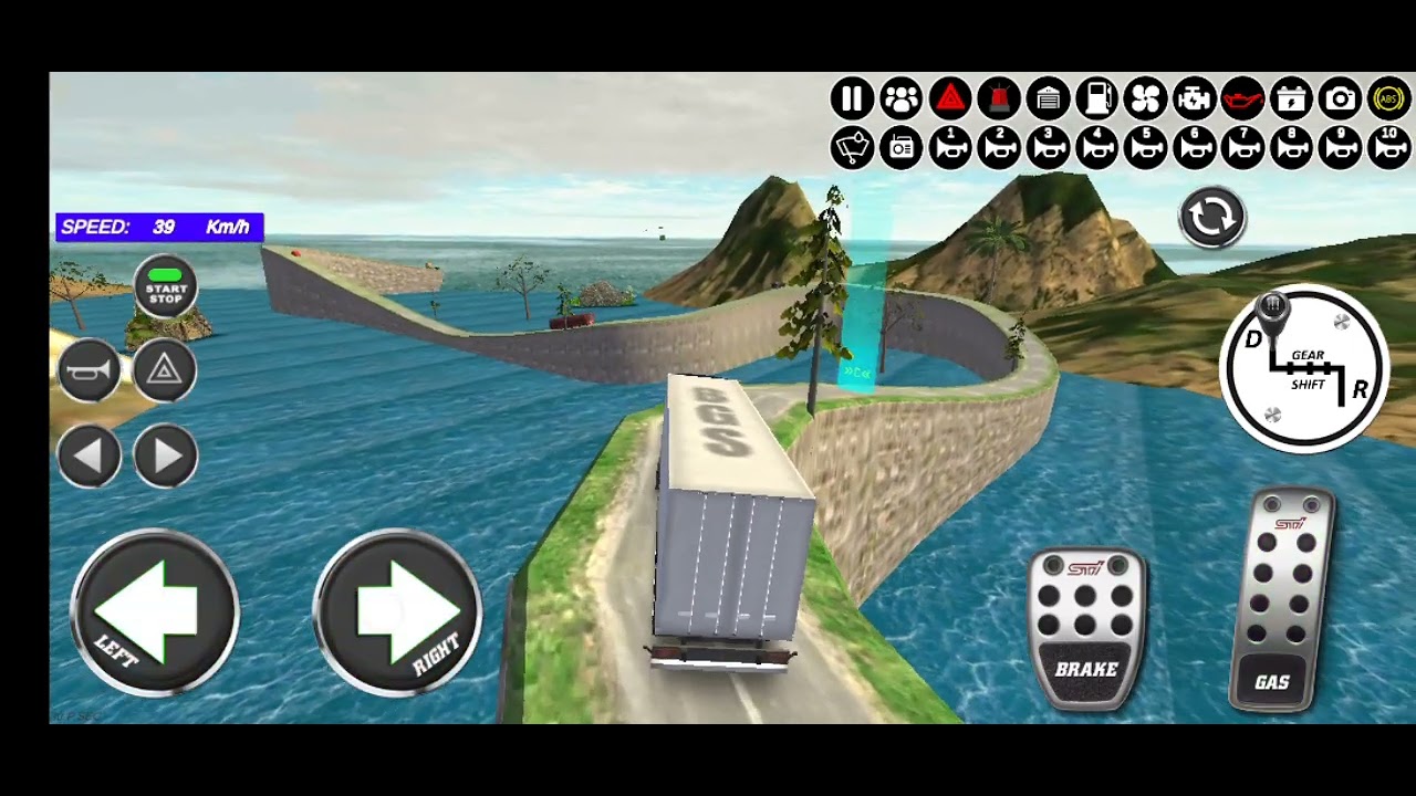 Loaded truck on a challenging track! #kidsgame #views_viral_video_subscribers_grow#kidscartoon 