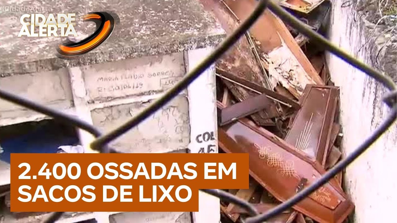 Ossadas largadas e caixões espalhados: população denuncia caos em cemitério de Diadema (SP)