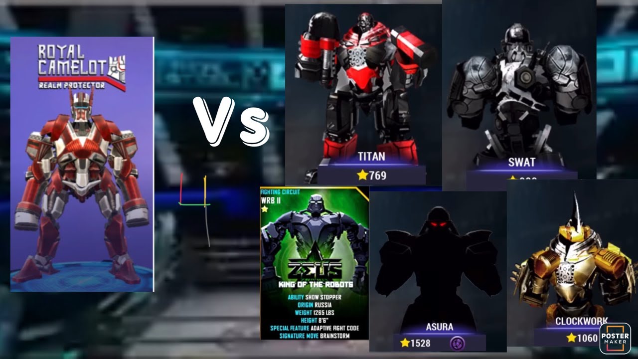 Real steel champions: royal Camelot vs the region 4 robots
