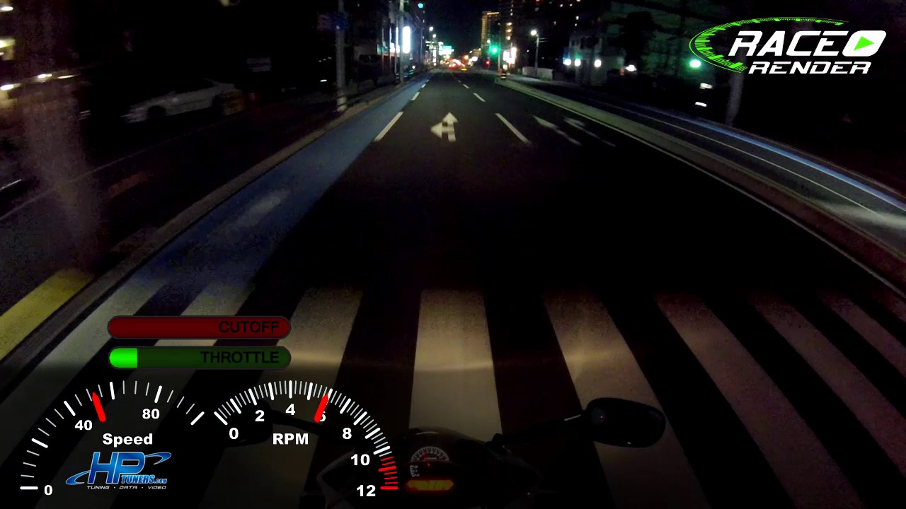 Honda CBR125R + Athena 166cc + Fuelino ECU datalogger
