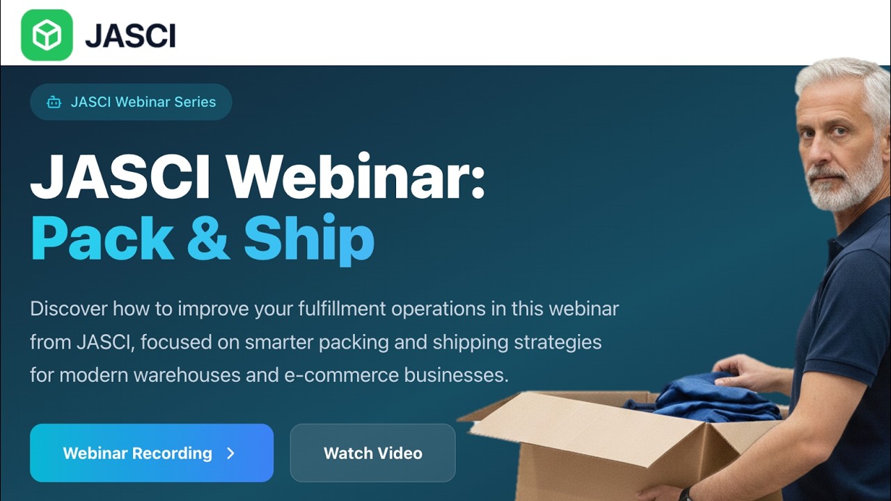 JASCI Webinar: Packing & Shipping