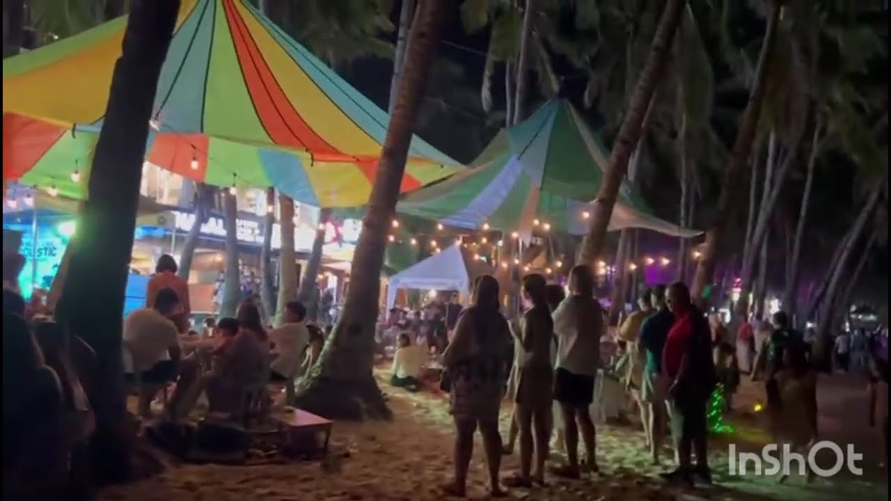 BORACAY at NIGHT  thank you so much to my Cousin and her hubby🫶🙏