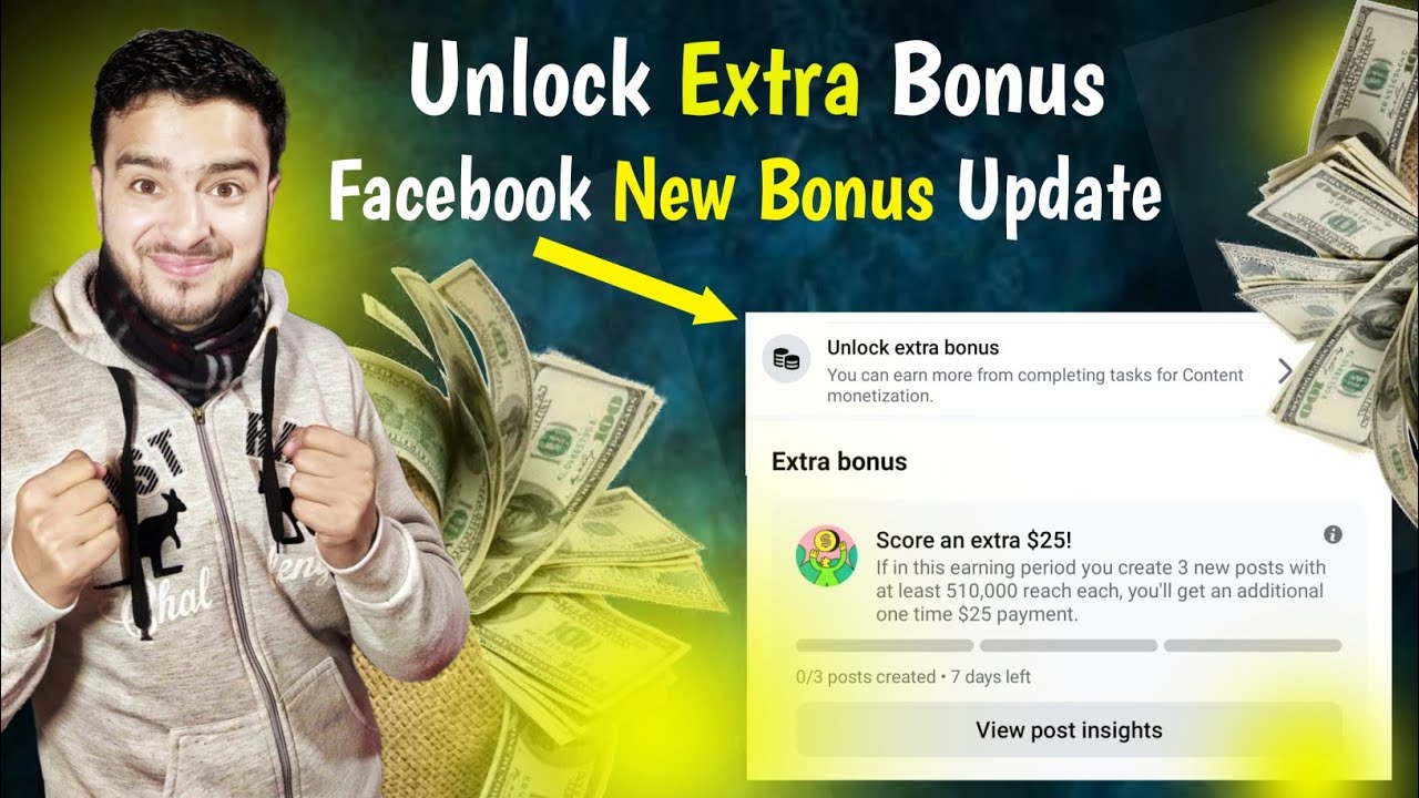 Unlock extra bonus facebook || Facebook bonuses update || Score an extra $25! facebook bonus program