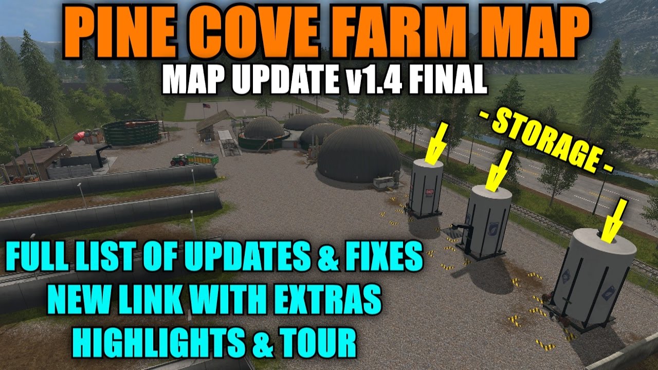 Farming Simulator 17 - Pine Cove Farm Final Update v1.4 Review 