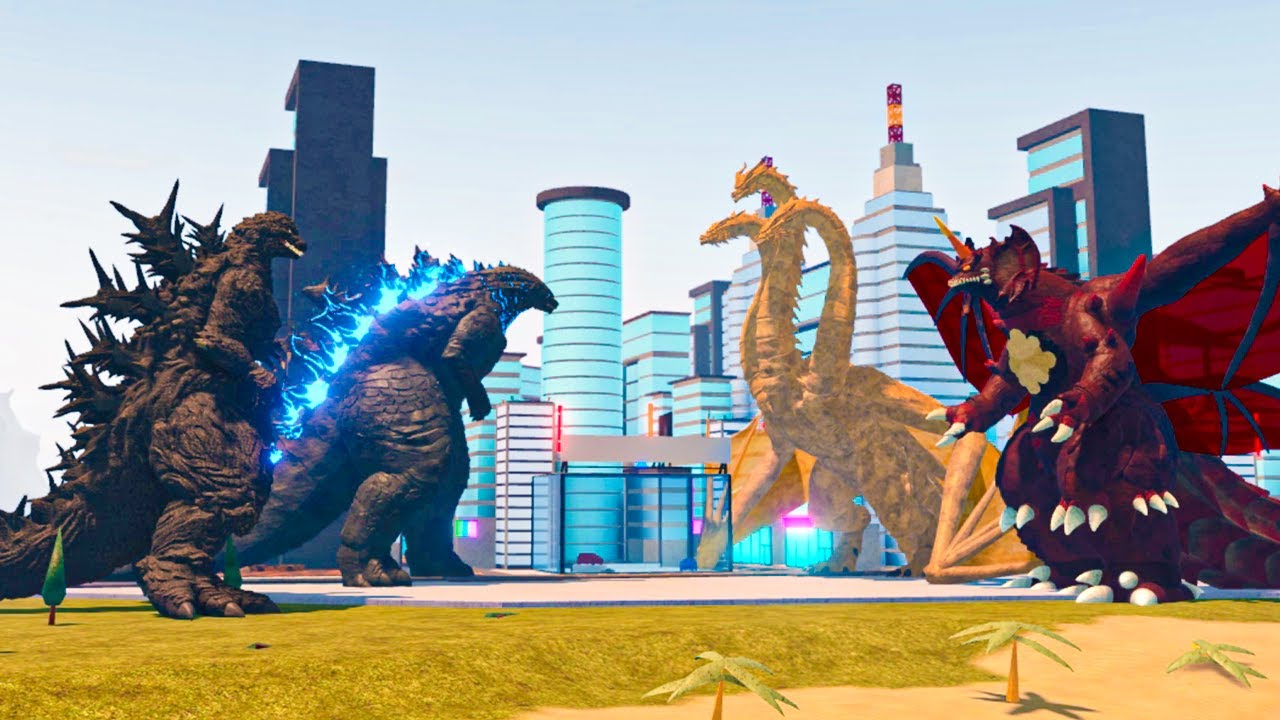 Godzilla Minus One & Godzilla 2019 Vs Destoroyah & Monster Zero - Kaiju Universe ( Roblox Godzilla )