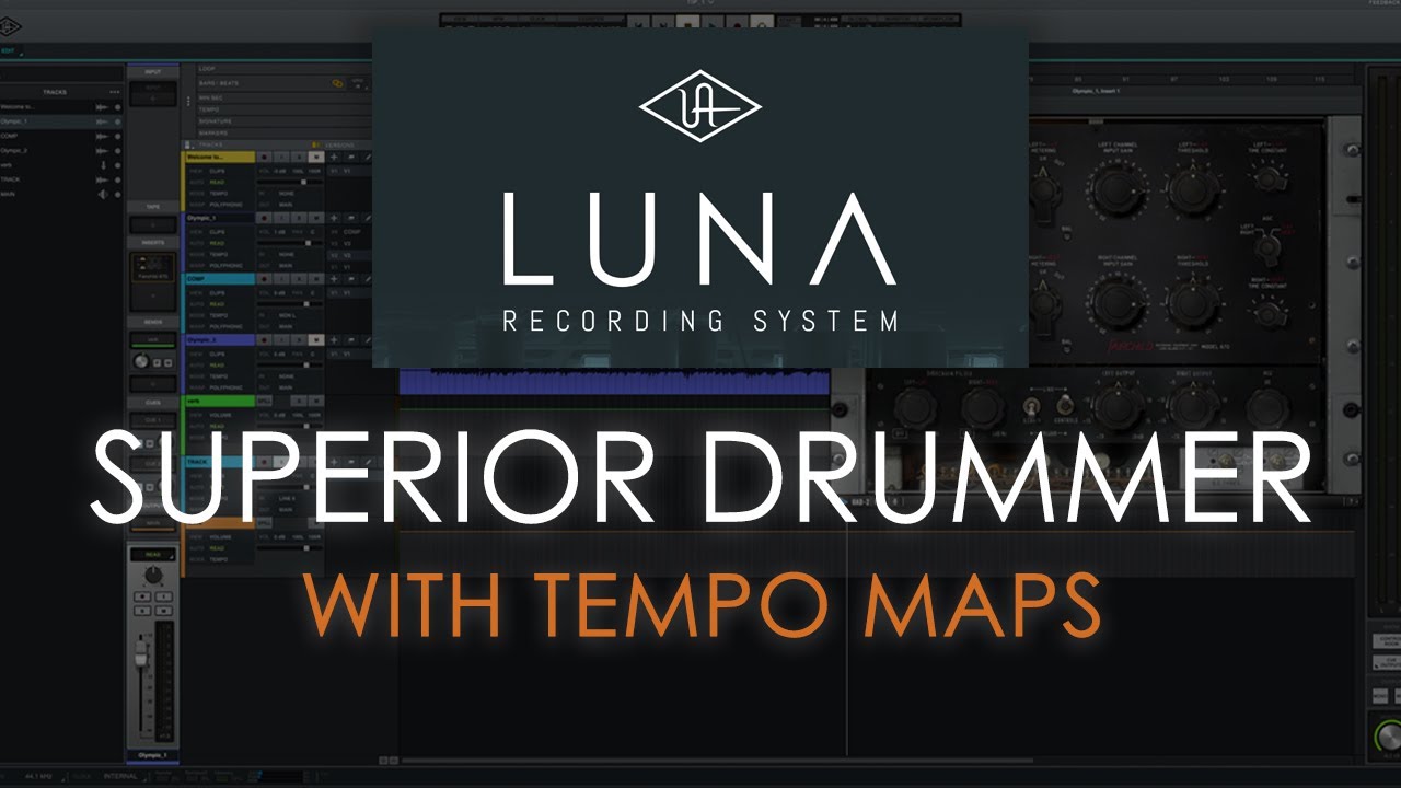 Superior Drummer with Luna - and tempo maps