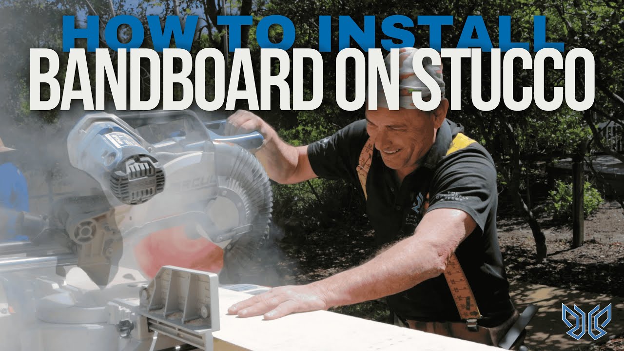 Step-by-Step Band Board Installation at Stucco to Siding Transition