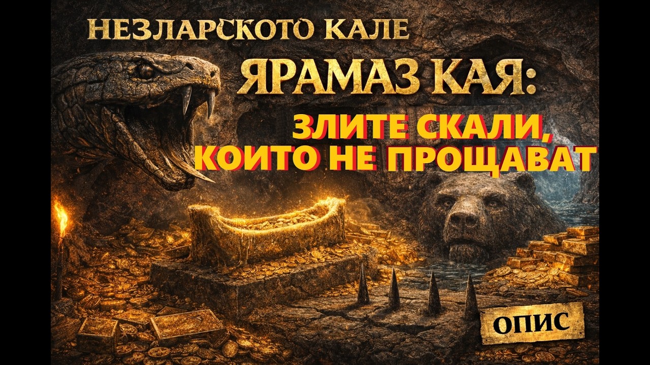 ПРОКЛЯТИЕТО НА ЯРАМАЗ КАЯ И НЕЗЛАРСКОТО КАЛЕ #ПрокълнатоМясто #БългарскиЛегенди #ТайноСъкровище