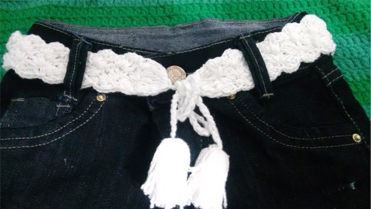 Cinto de Crochê / Cinturón  / Crochet Belt - Muito simples de fazer