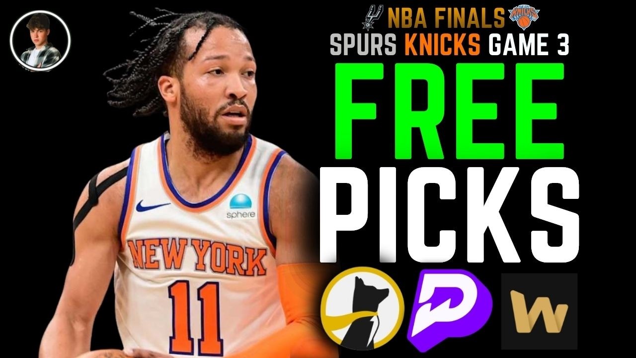4-0 SWEEP 🚀 NBA FINALS SPURS vs. KNICKS GAME 3 PICKS | PRIZEPICKS PLAYER PROPS | JUNE 8TH #nba