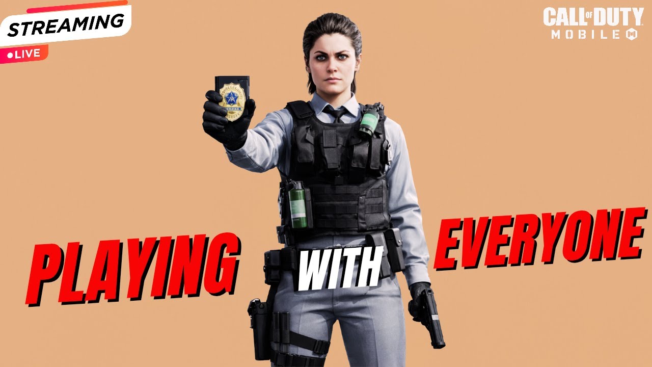 Playing with Everyone CODM BR🤩| Evening Stream✨