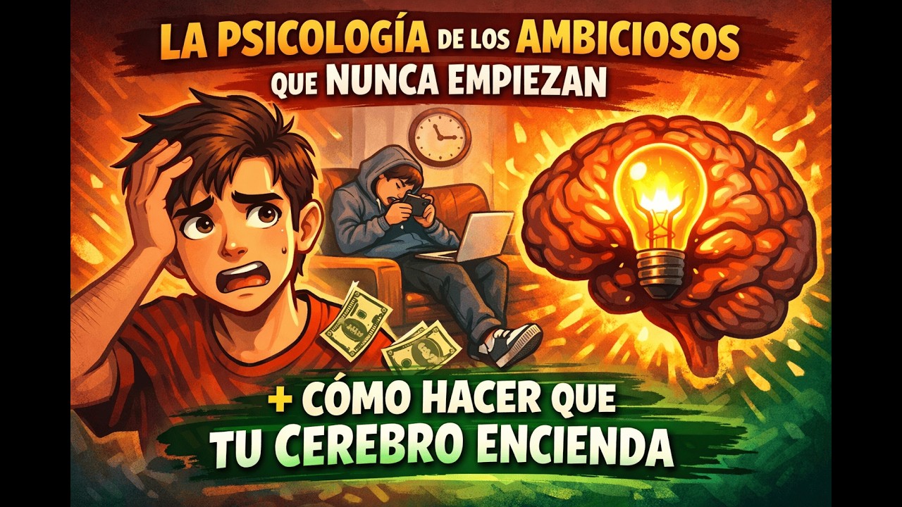 LA PSICOLOGÍA DE LOS AMBICIOSOS QUE NUNCA EMPIEZAN Y CÓMO HACER QUE TU CEREBRO ENCIENDA